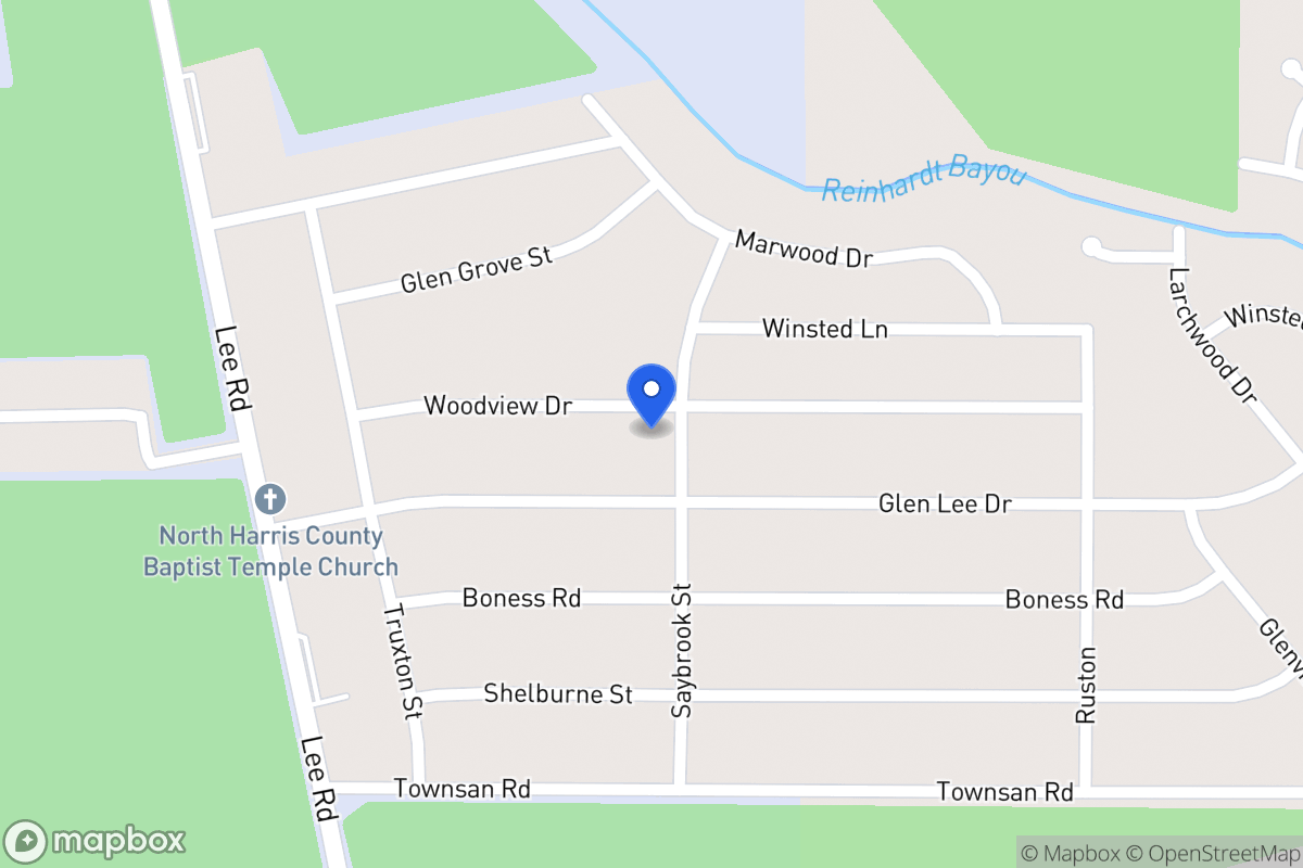 Map of 5942 Woodview Dr, Humble