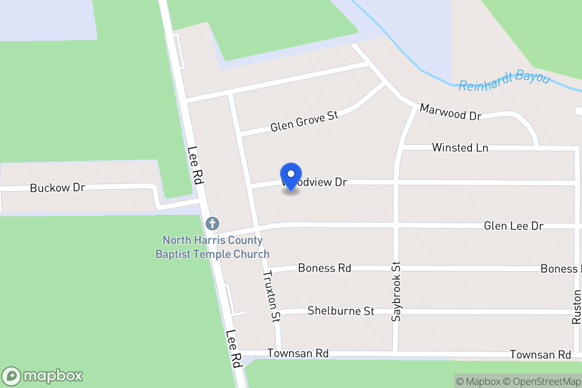 Map of 5842 Woodview Dr, Humble