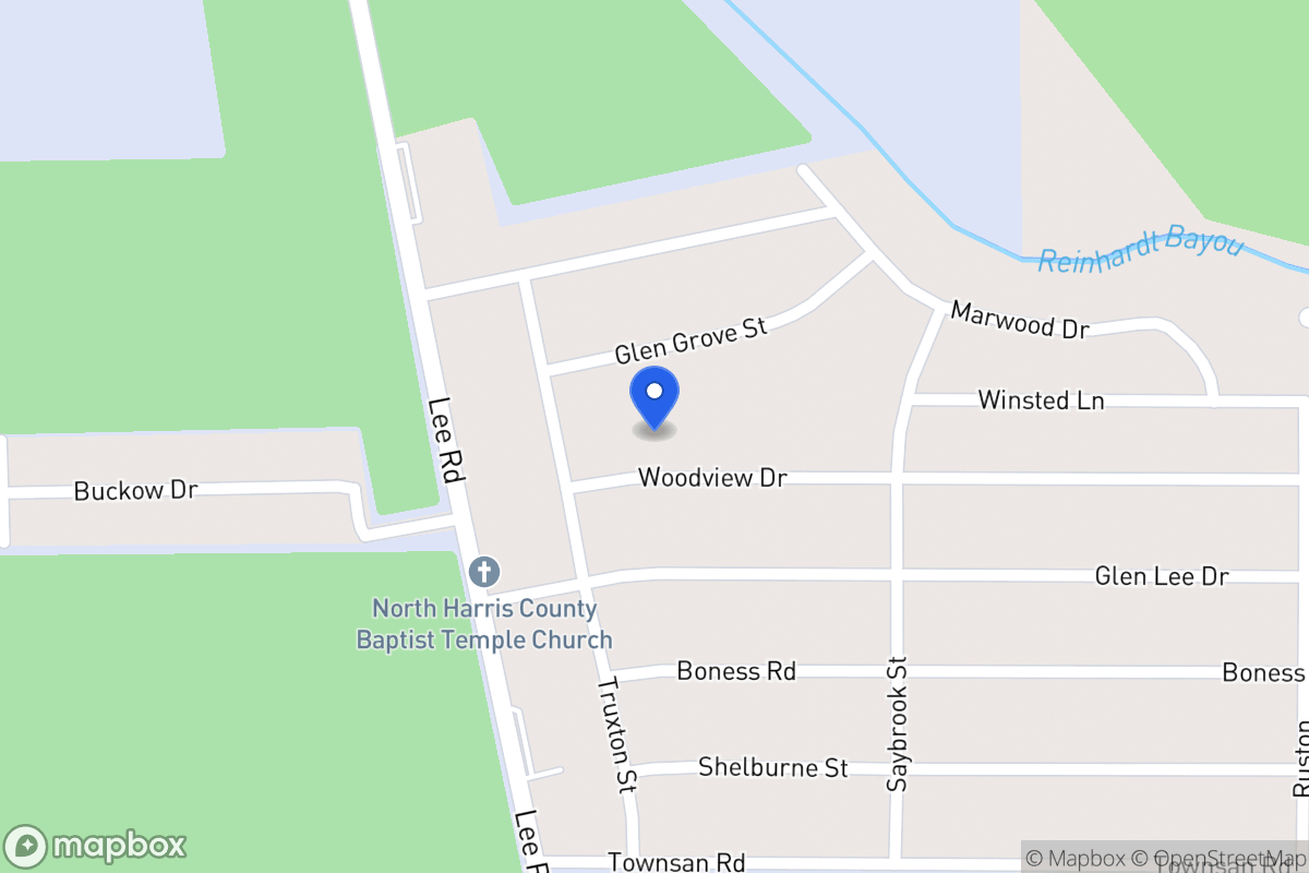 Map of 5835 Woodview Dr, Humble