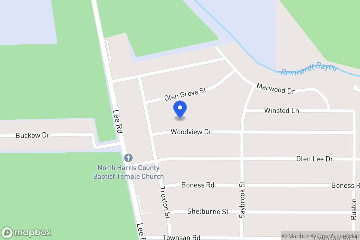 Map of 5839 Woodview Dr, Humble