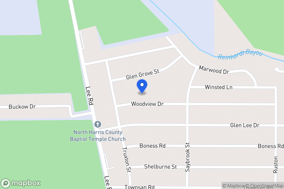 Map of 5843 Woodview Dr, Humble