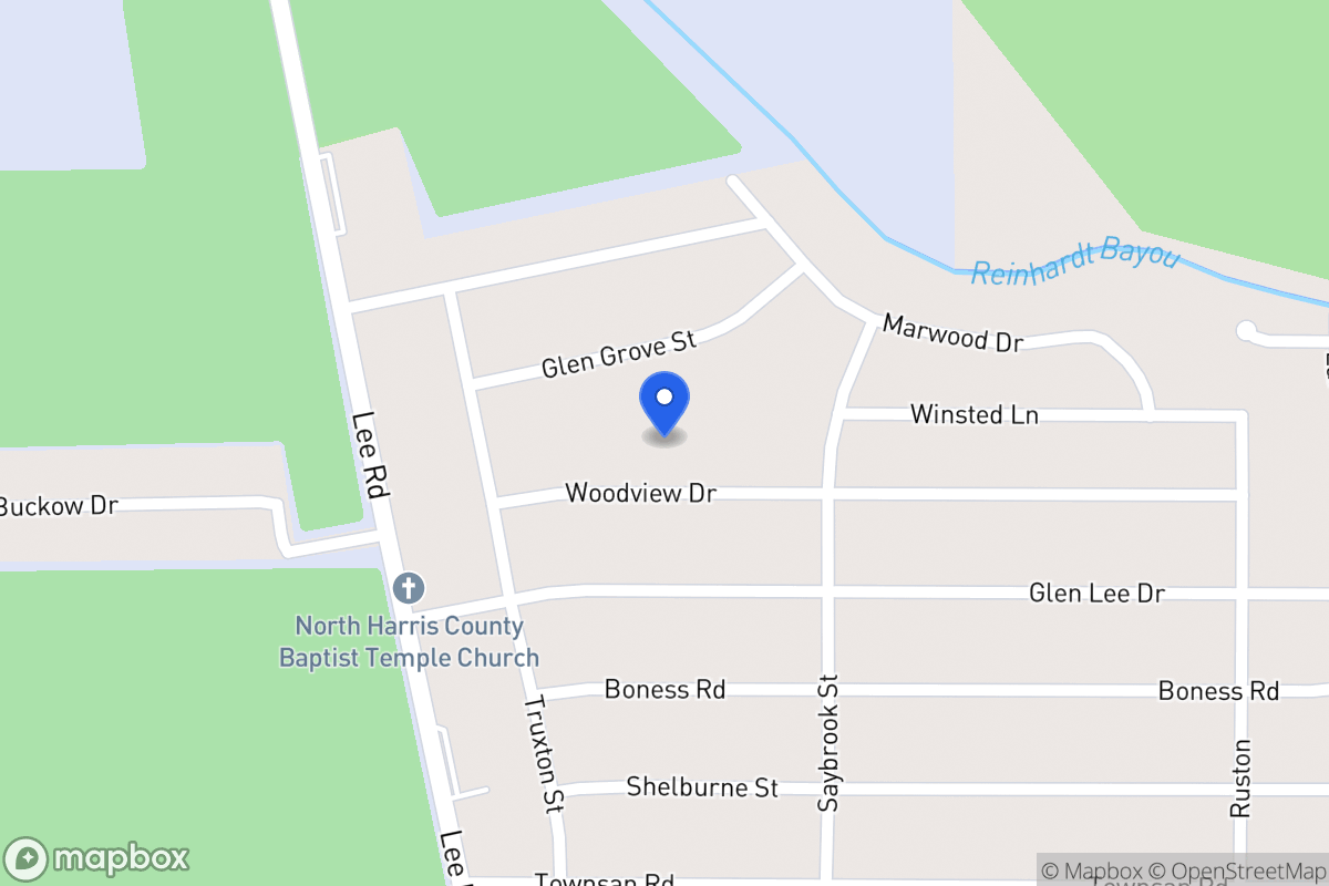 Map of 5909 Woodview Dr, Humble