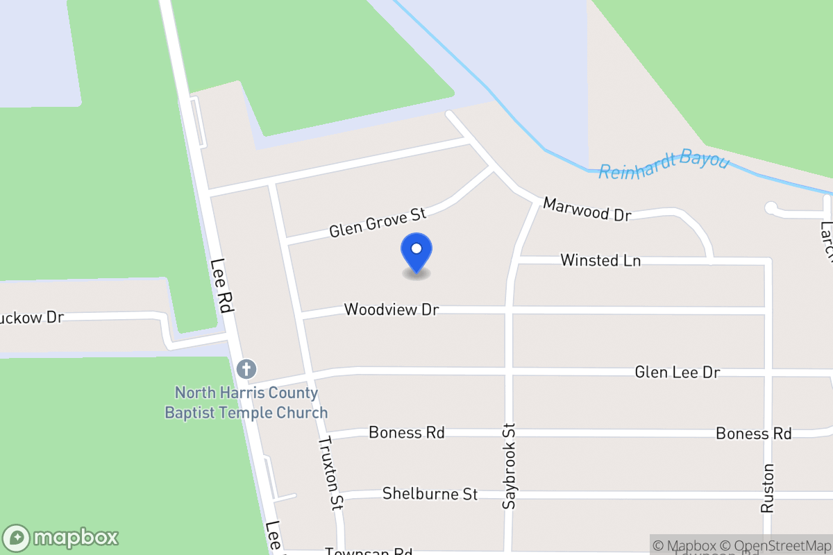 Map of 5915 Woodview Dr, Humble