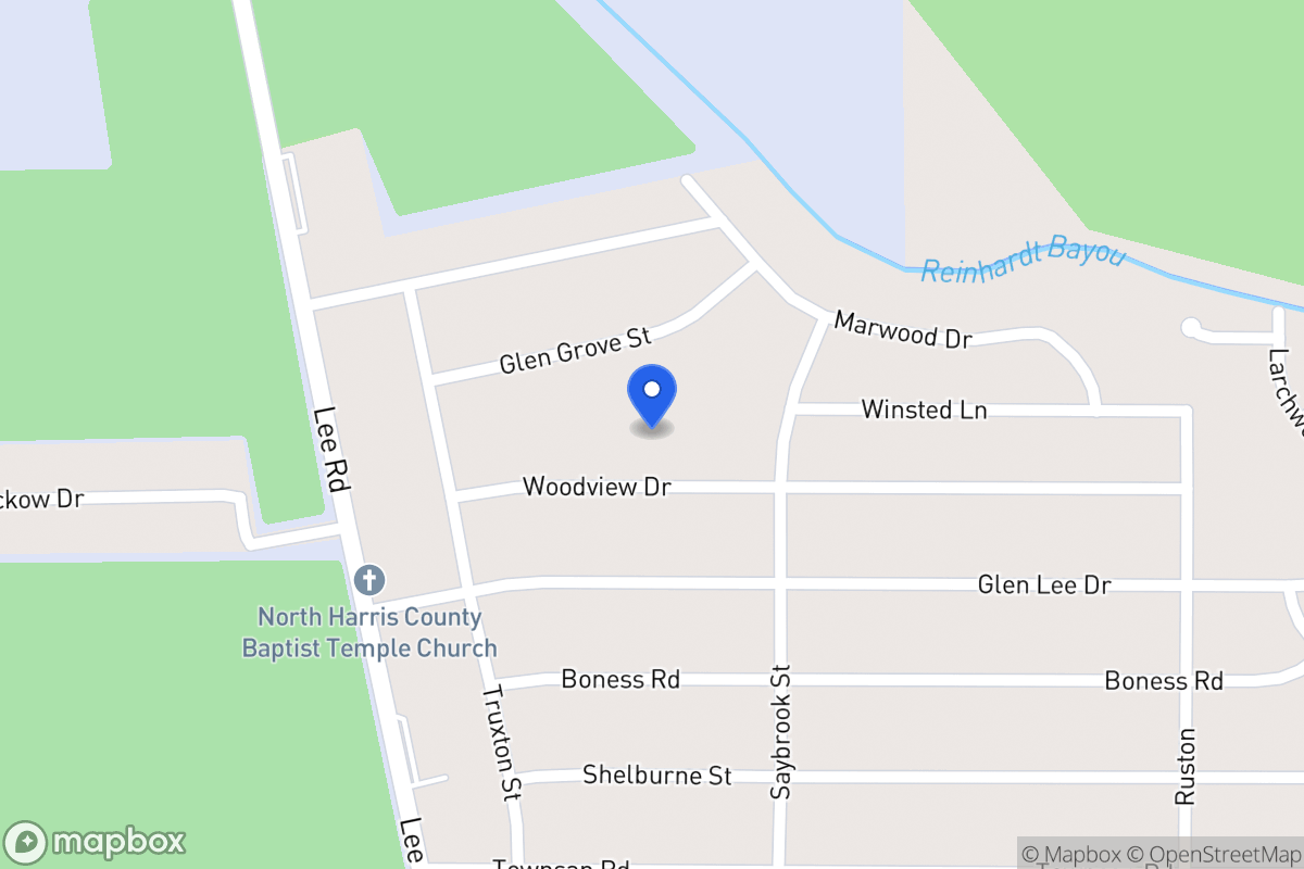 Map of 5919 Woodview Dr, Humble