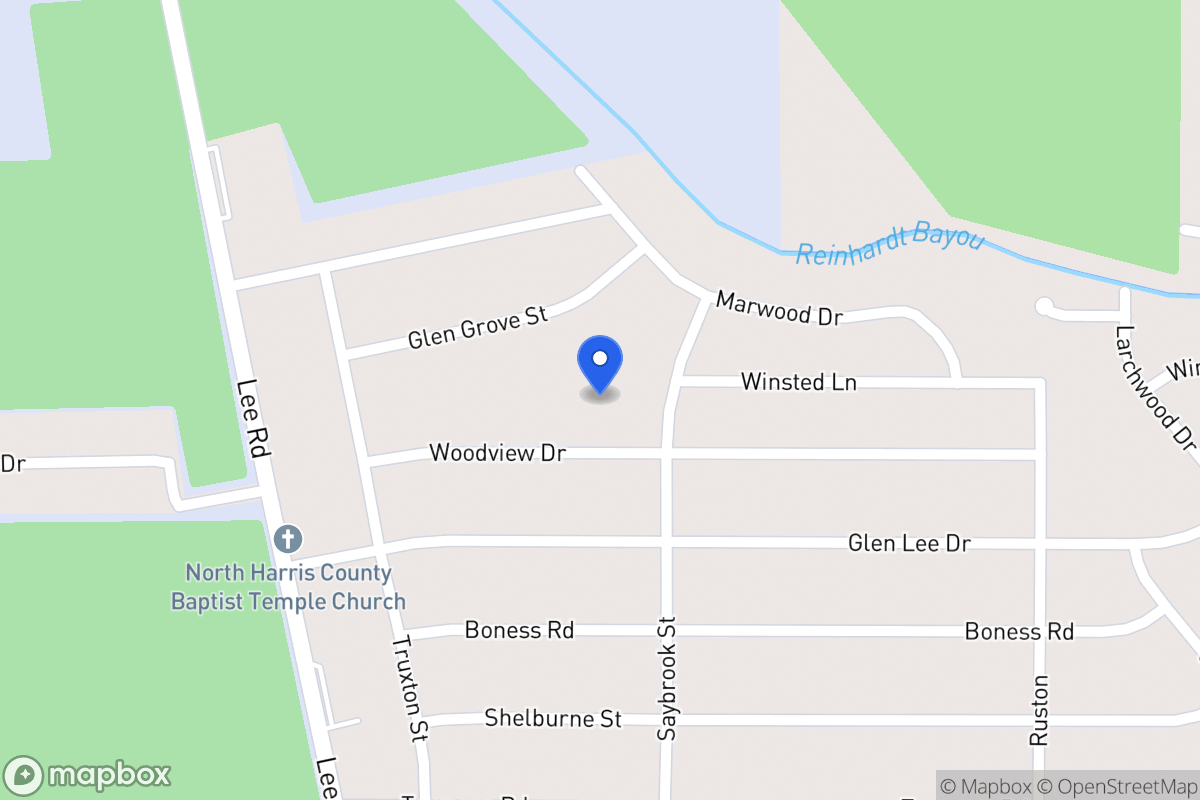Map of 5935 Woodview Dr, Humble