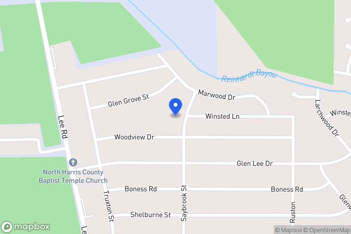 Map of 16634 Say Brook St, Humble