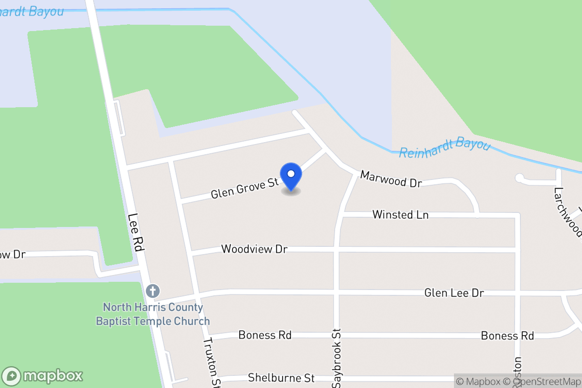 Map of 5922 Glen Grove St, Humble