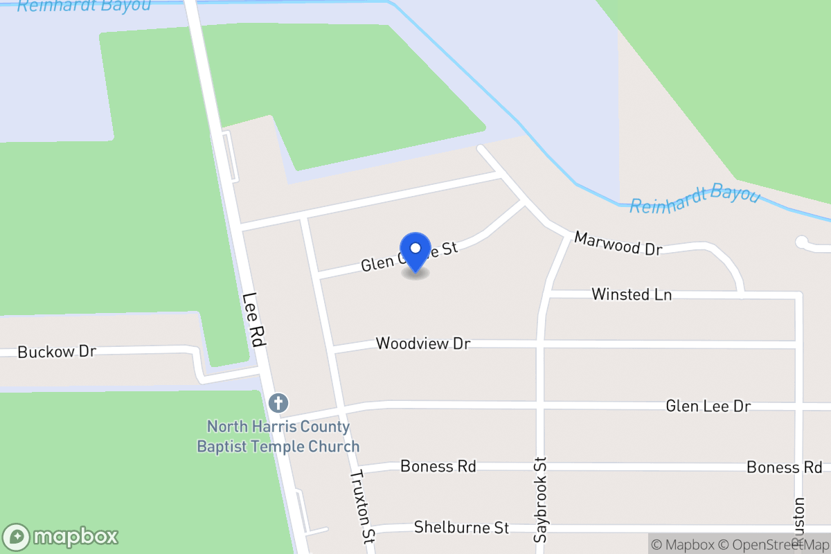 Map of 5902 Glen Grove St, Humble