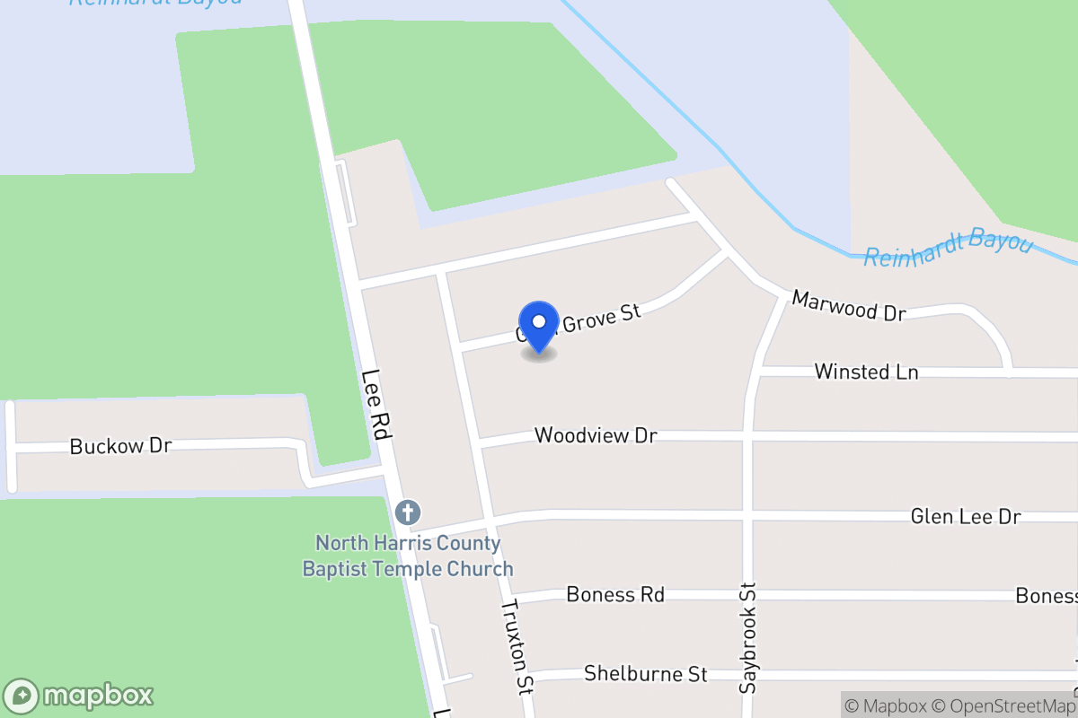 Map of 5836 Glen Grove St, Humble