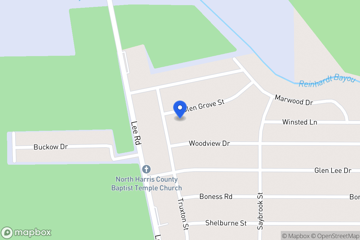 Map of 5830 Glen Grove St, Humble