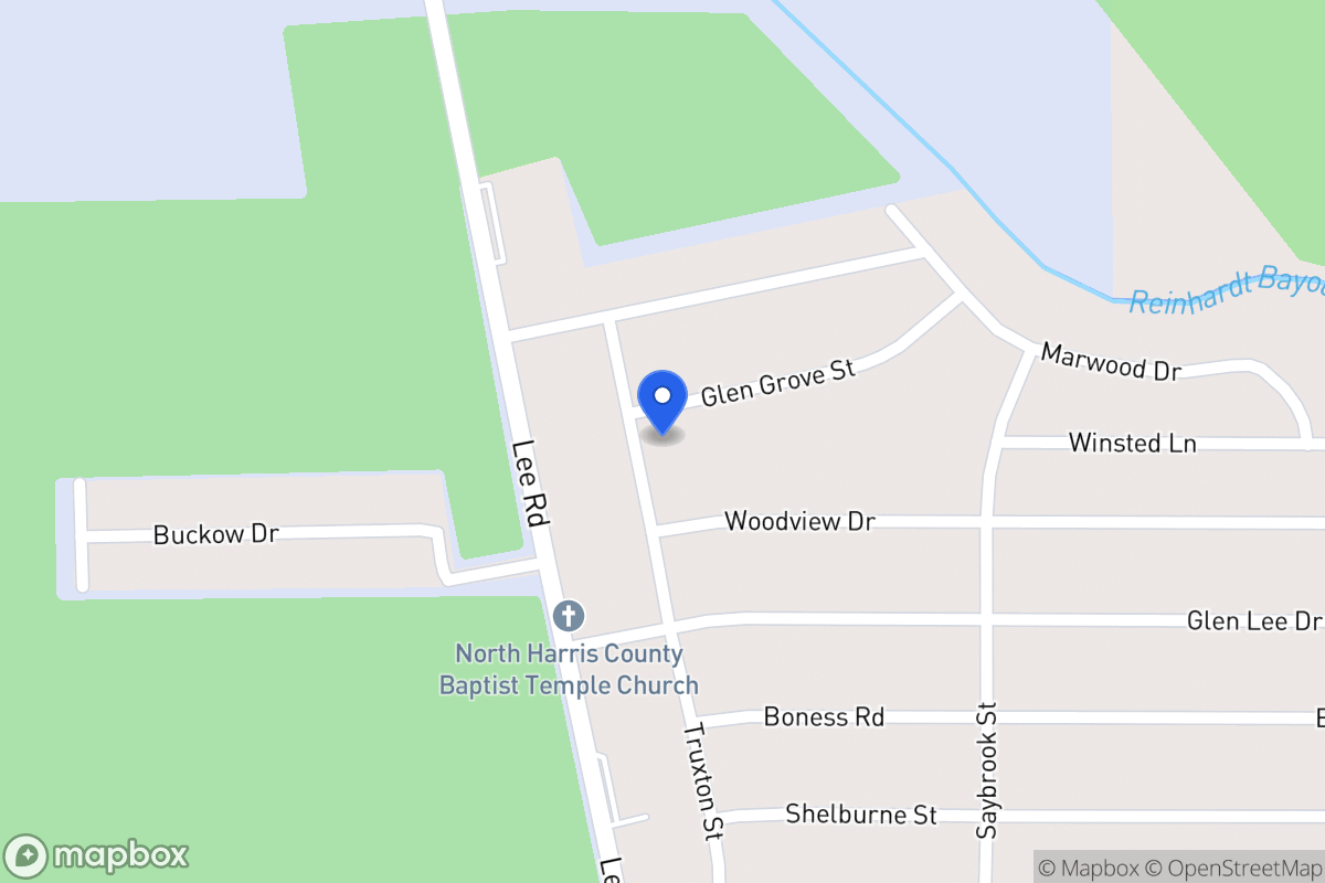 Map of 5826 Glen Grove St, Humble
