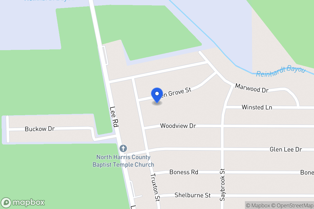 Map of 5834 Glen Grove St, Humble