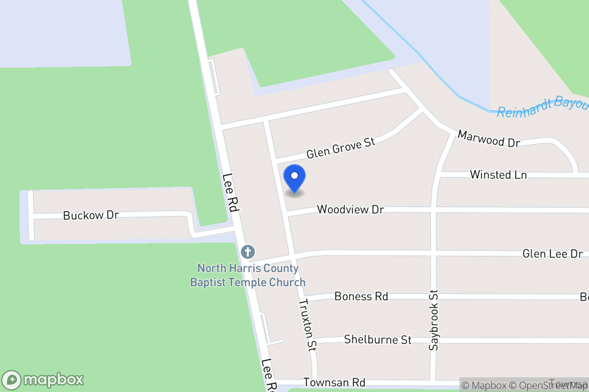 Map of 5821 Woodview Dr, Humble