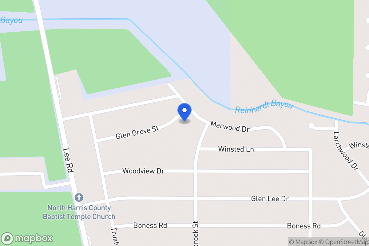 Map of 5938 Glen Grove St, Humble