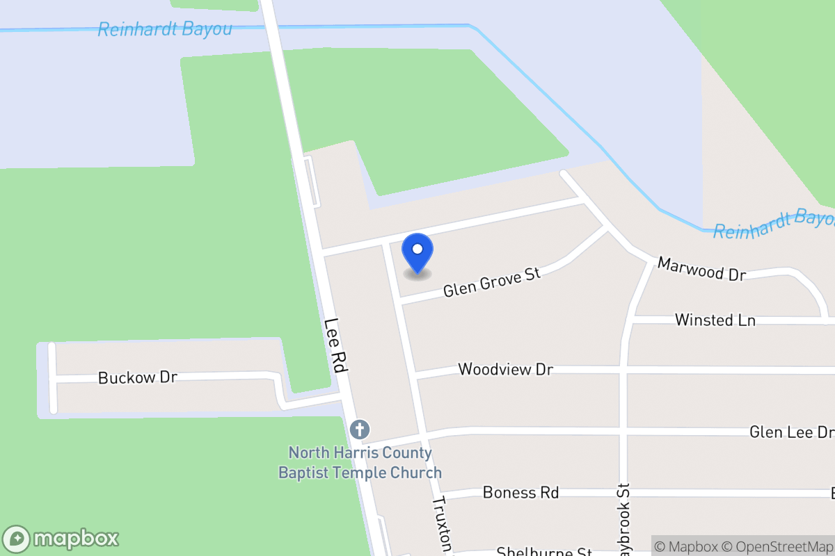 Map of 5827 Glen Grove St, Humble