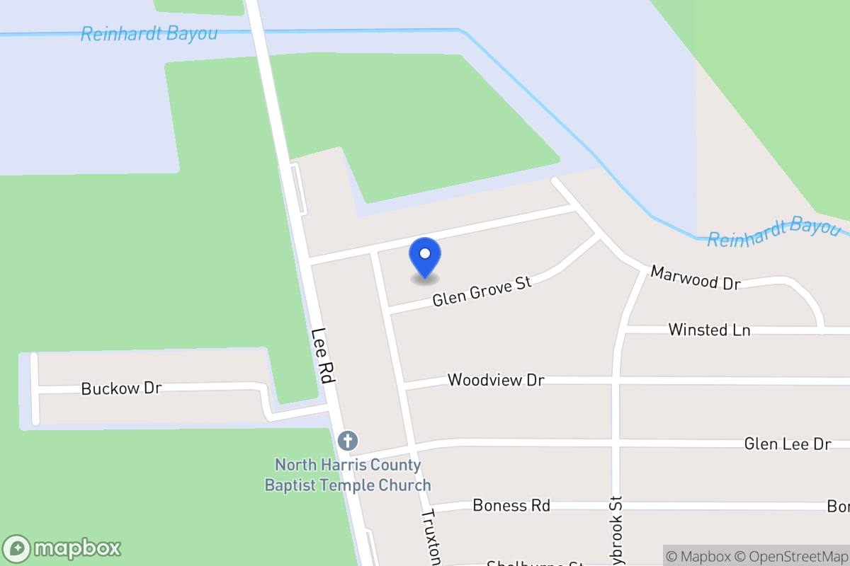 Map of 5831 Glen Grove St, Humble