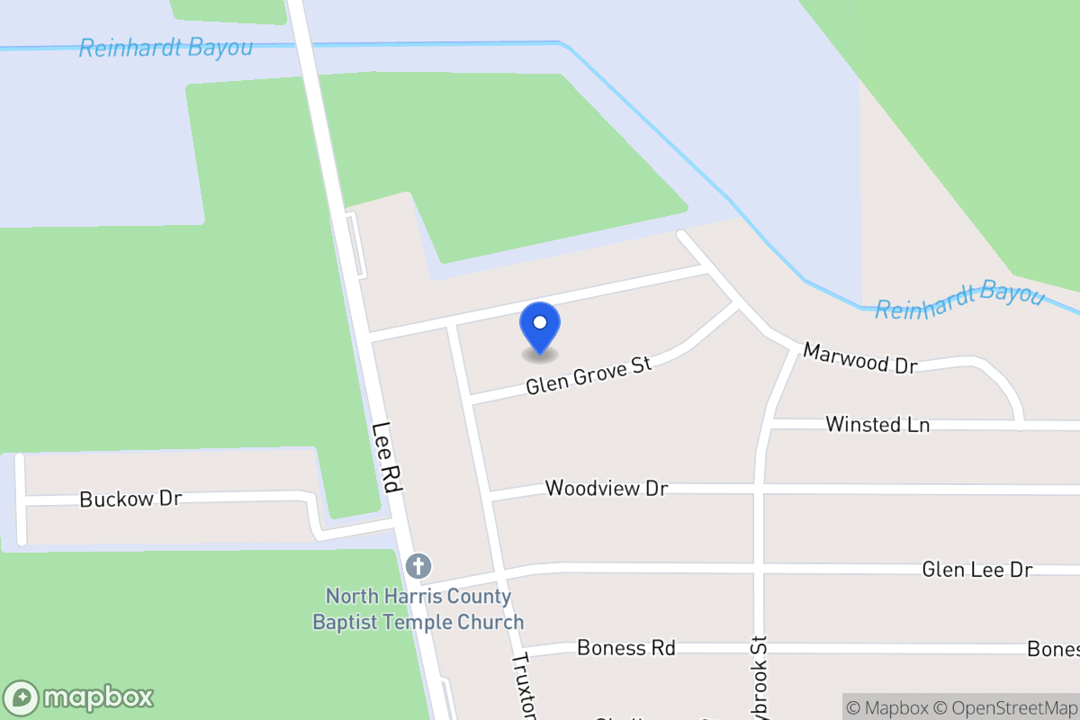 Map of 5847 Glen Grove St, Humble