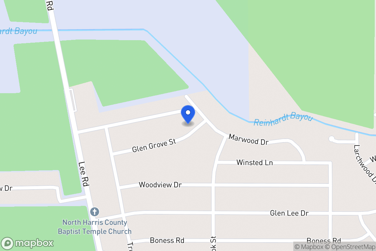 Map of 5935 Glen Grove St, Humble