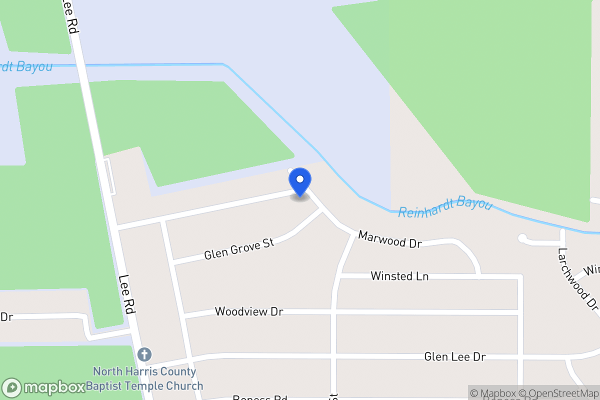 Map of 5930 Morningdale St, Humble