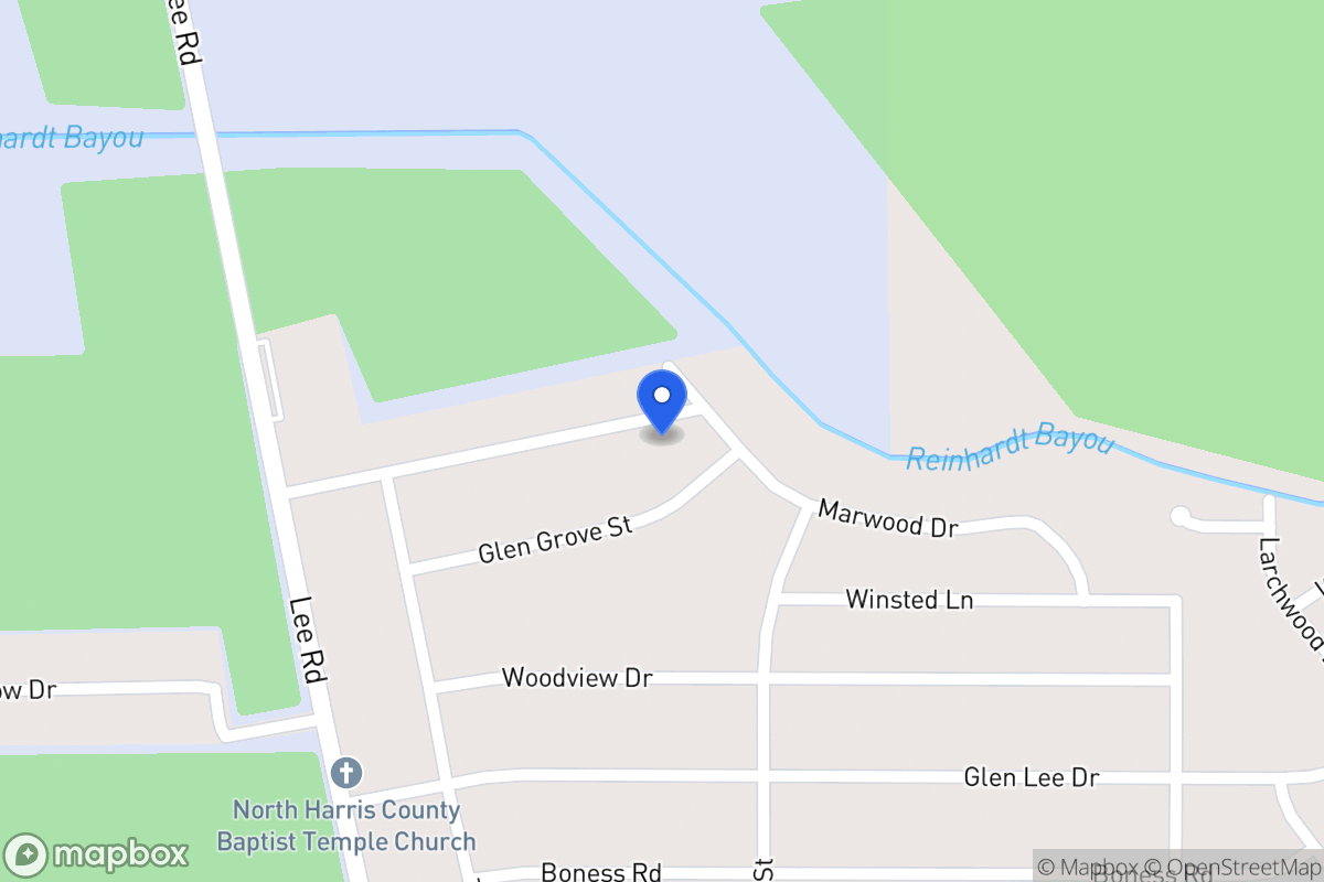 Map of 5924 Morningdale St, Humble