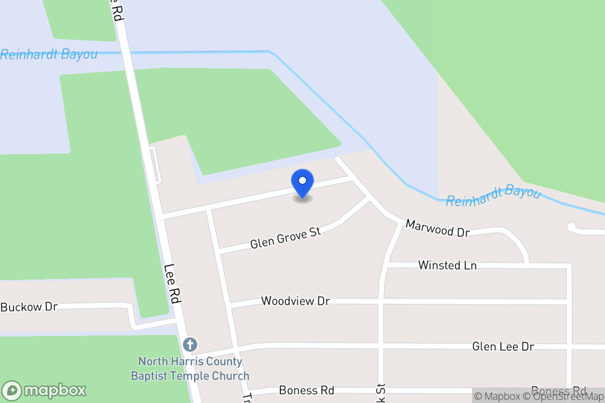 Map of 5910 Morningdale St, Humble