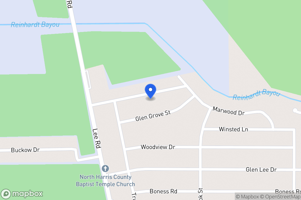 Map of 5902 Morningdale St, Humble