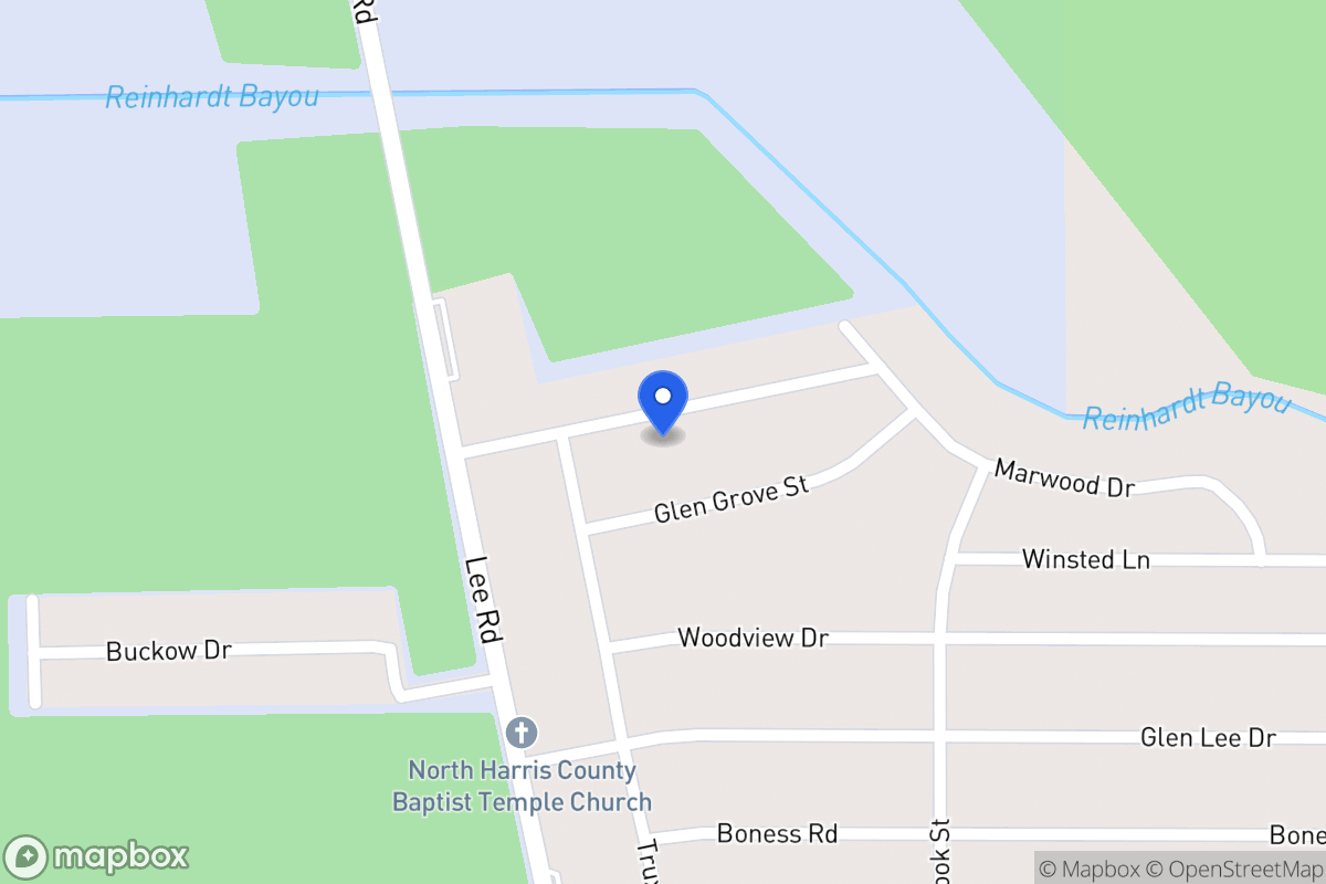 Map of 5838 Morningdale St, Humble