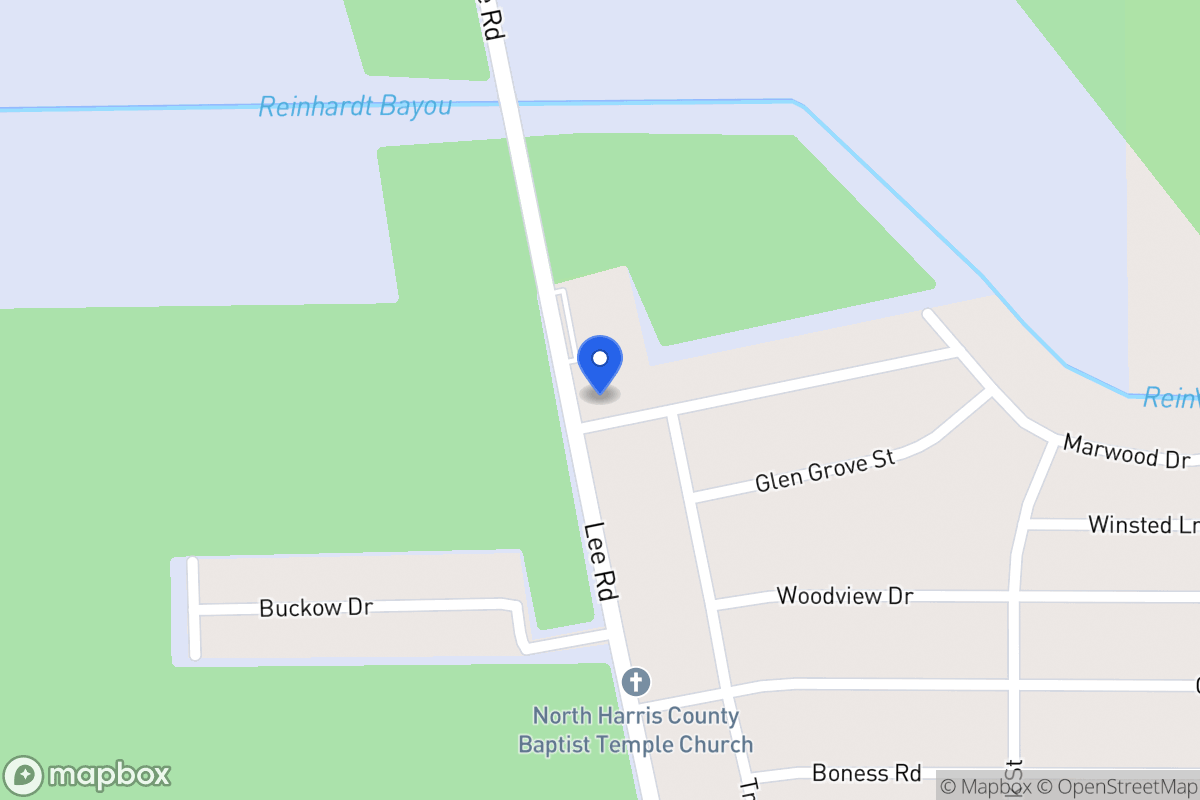 Map of 16802 Lee Rd, Humble