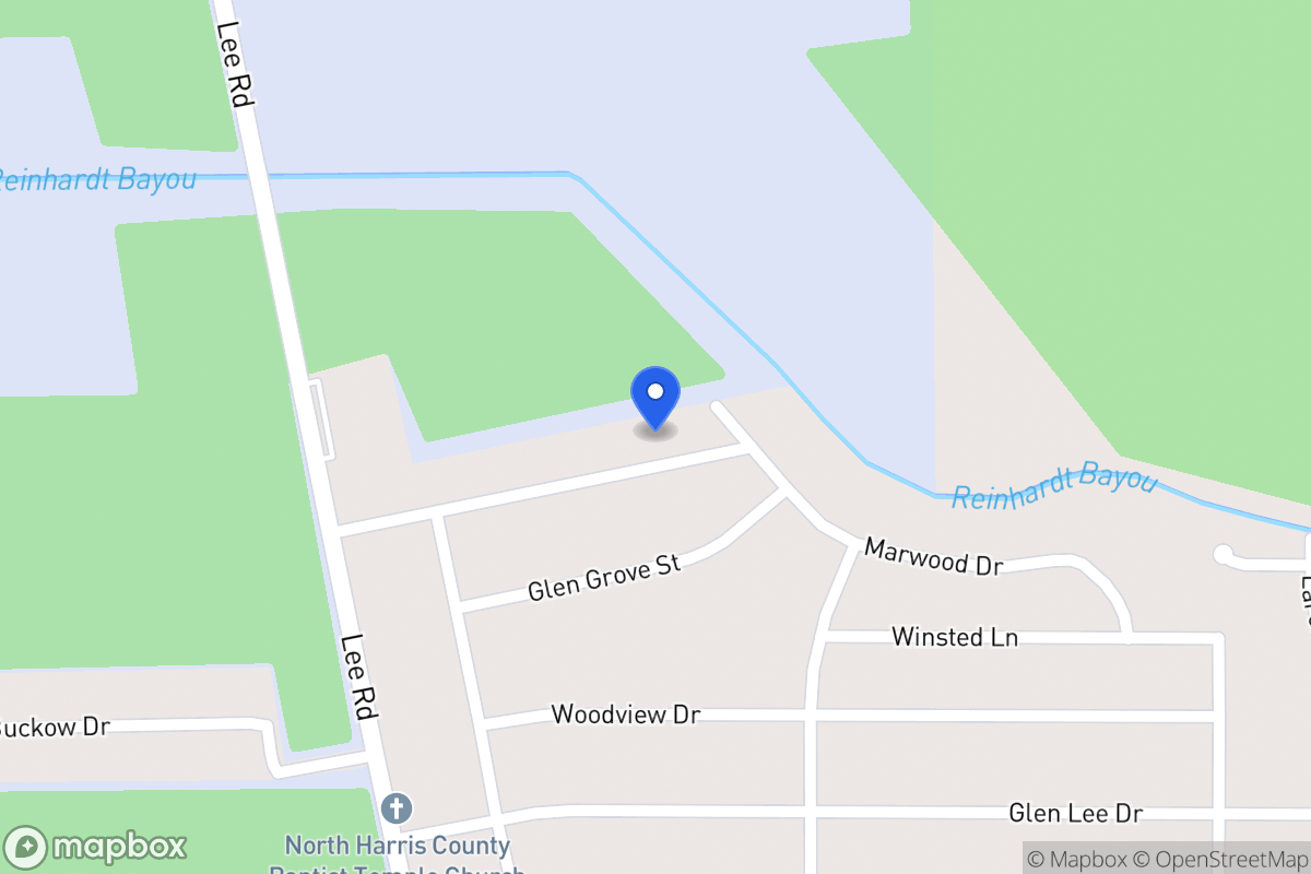 Map of 5921 Morningdale St, Humble