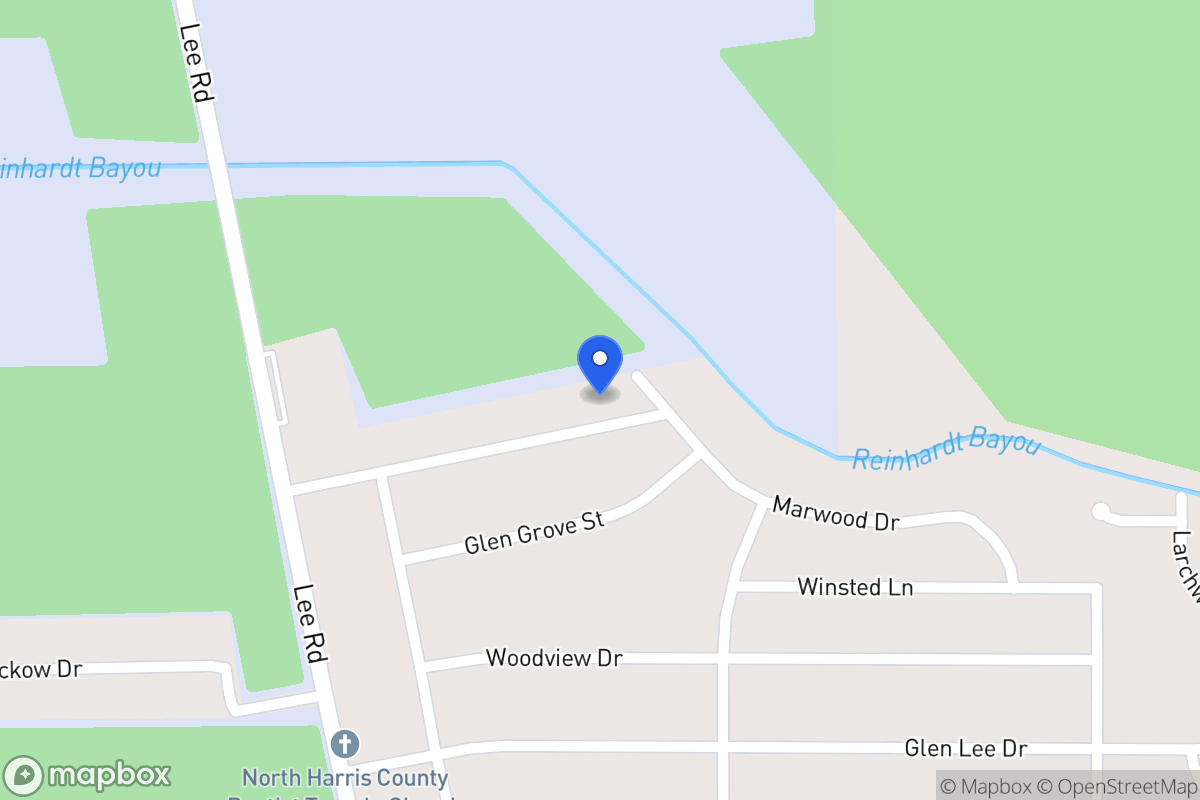 Map of 5923 Morningdale St, Humble