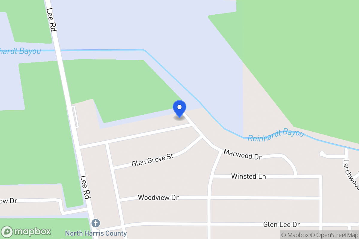 Map of 5927 Morningdale St, Humble