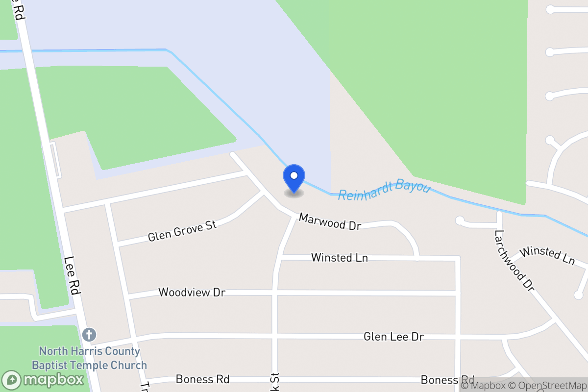 Map of 5961 Marwood Dr, Humble