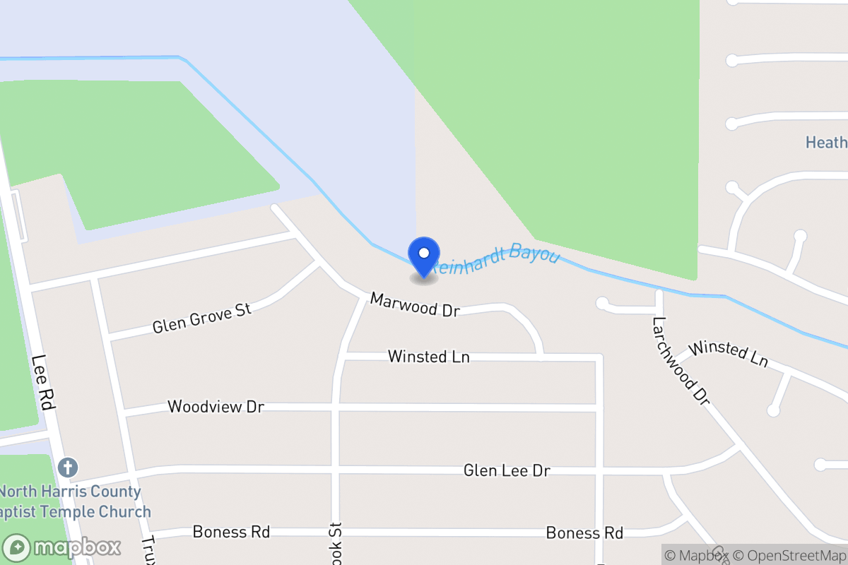 Map of 6015 Marwood Dr, Humble
