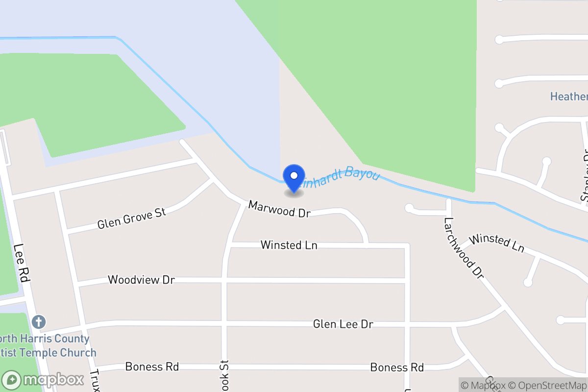Map of 6019 Marwood Dr, Humble
