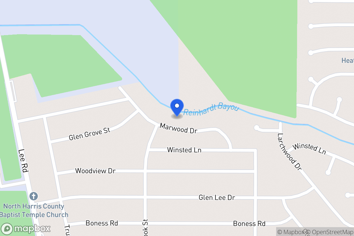 Map of 6011 Marwood Dr, Humble