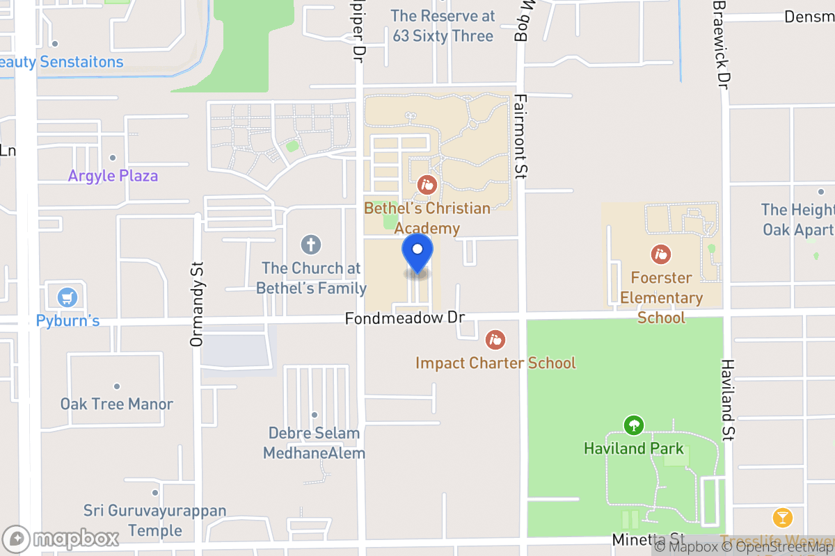 Map of Walteria, Houston