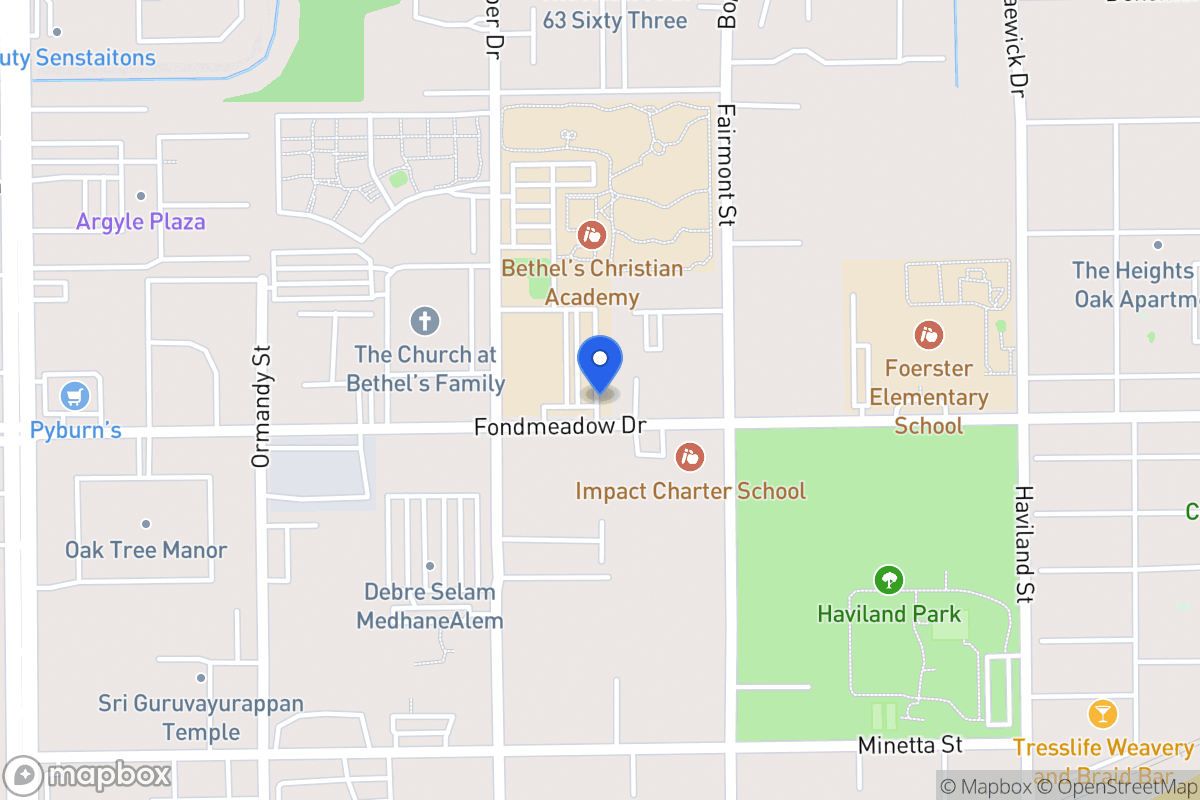Map of 14432 Walteria St, Houston