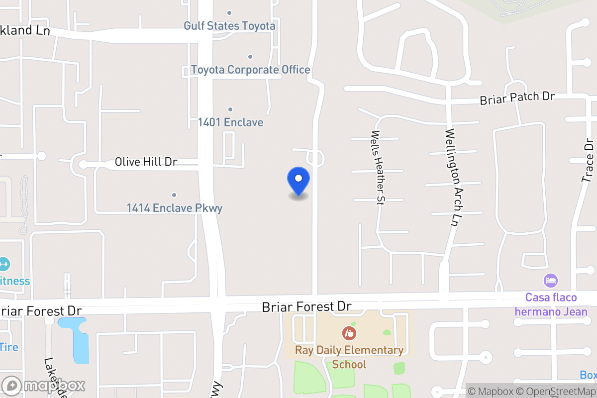 Map of 1322 Briar Bayou Dr, Houston