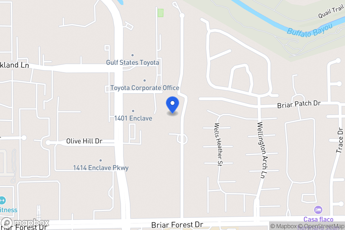 Map of 1306 Briar Bayou Dr, Houston