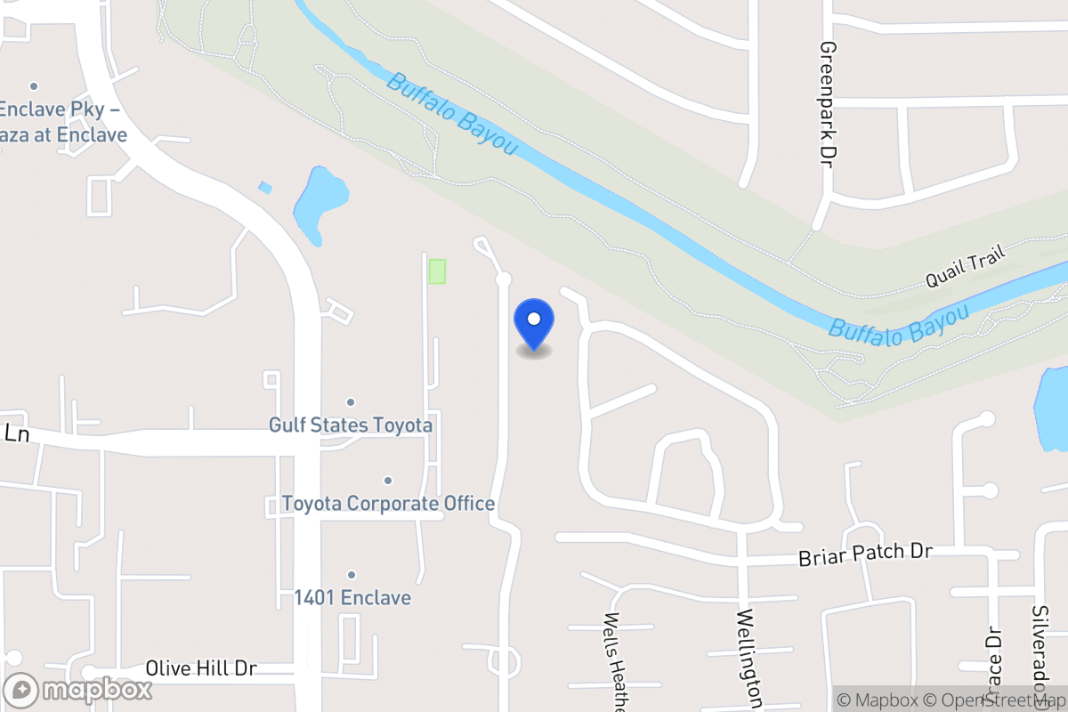 Map of 1115 Briar Bayou Dr, Houston