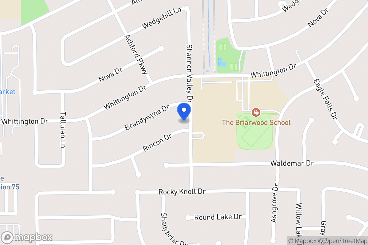 Map of 12302 Rincon Dr, Houston