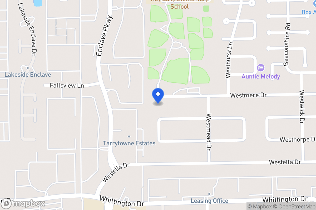 Map of 12939 Westmere Dr, Houston