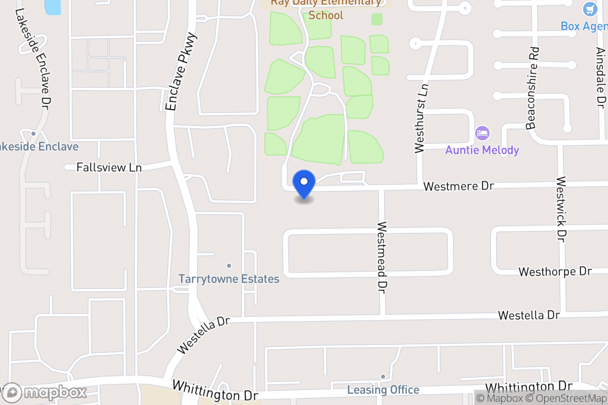 Map of 12931 Westmere Dr, Houston