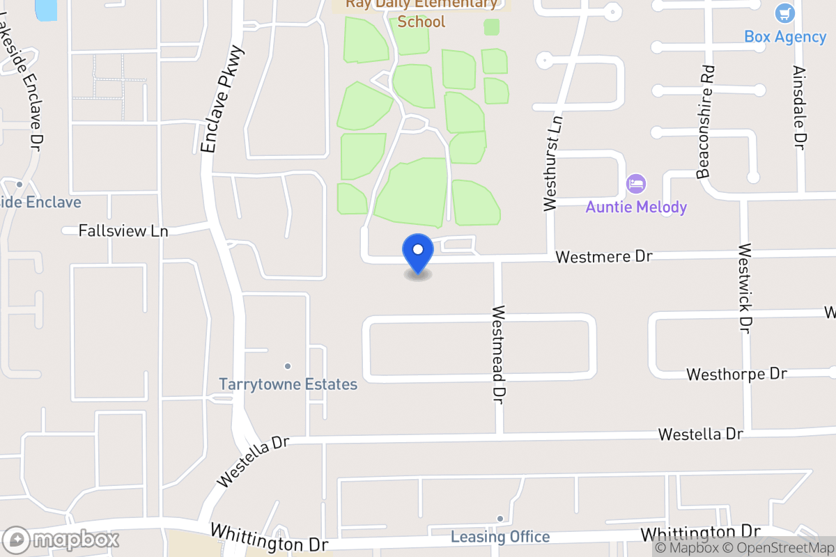 Map of 12923 Westmere Dr, Houston