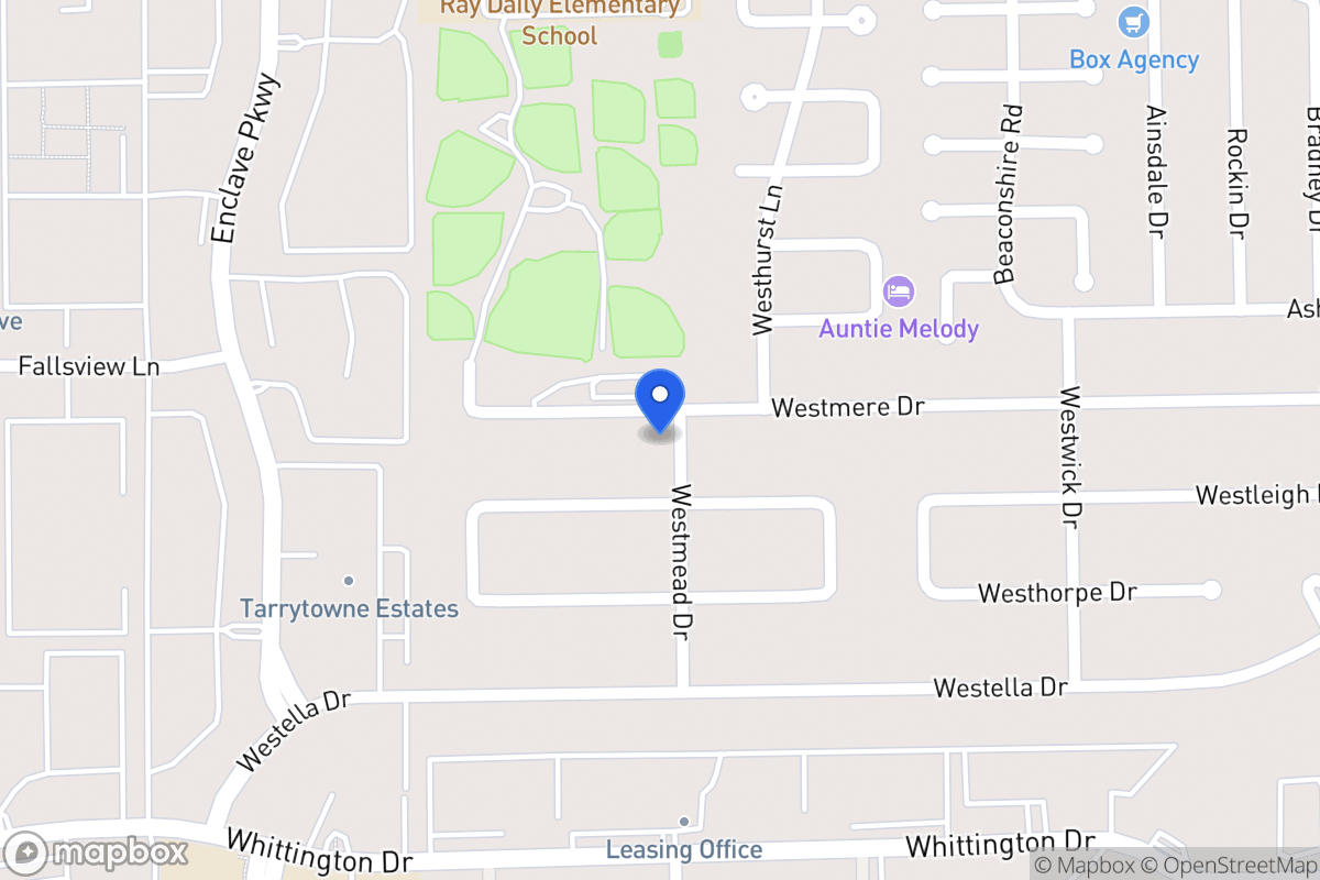 Map of 12903 Westmere Dr, Houston