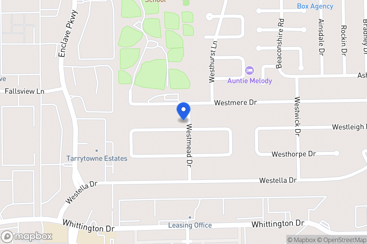 Map of 12902 Westleigh Dr, Houston