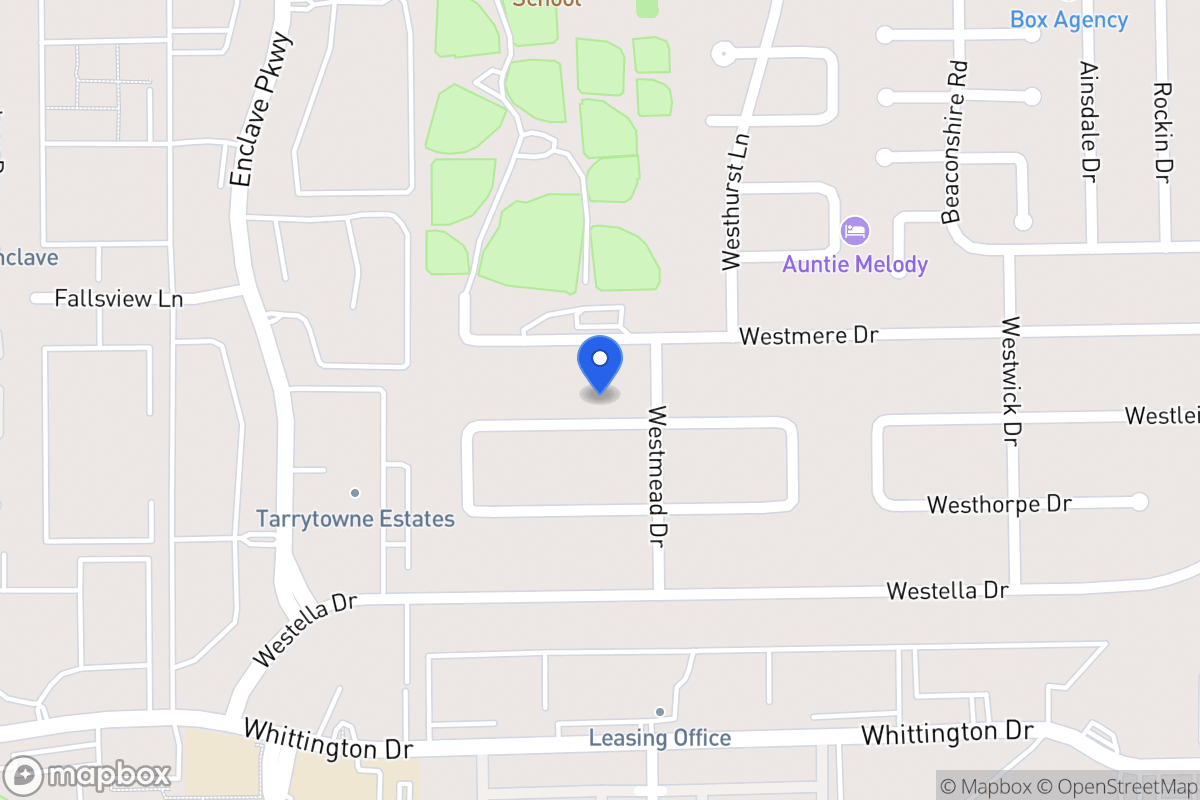 Map of 12910 Westleigh Dr, Houston