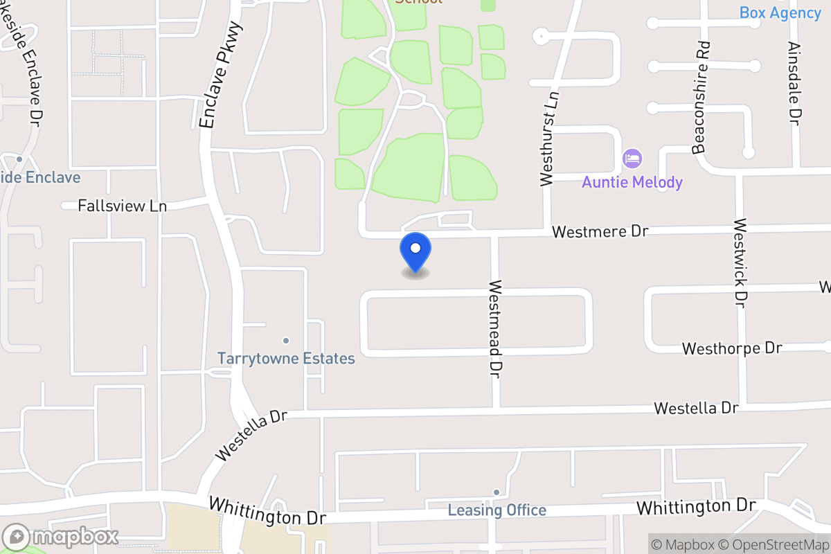Map of 12922 Westleigh Dr, Houston