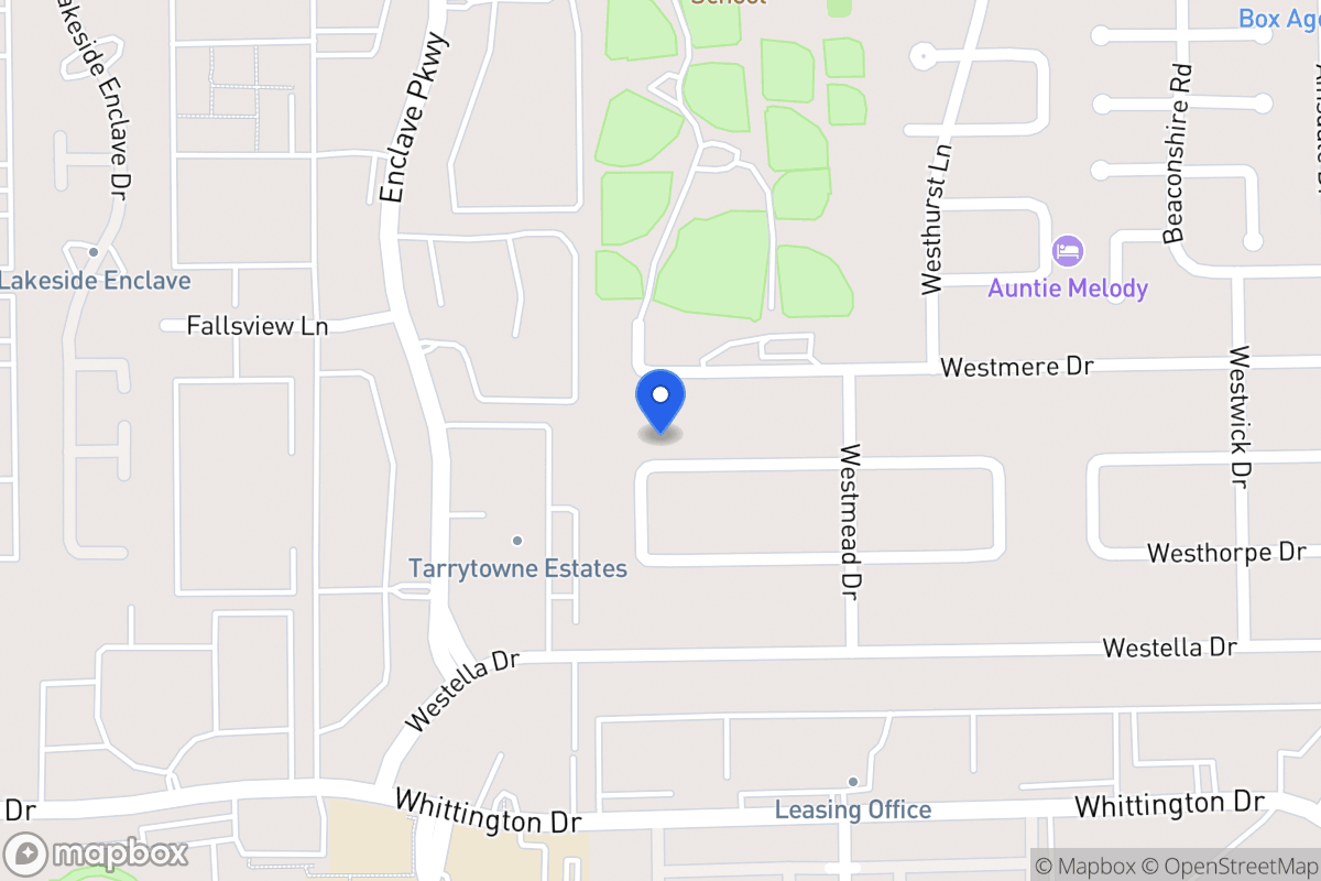 Map of 12934 Westleigh Dr, Houston