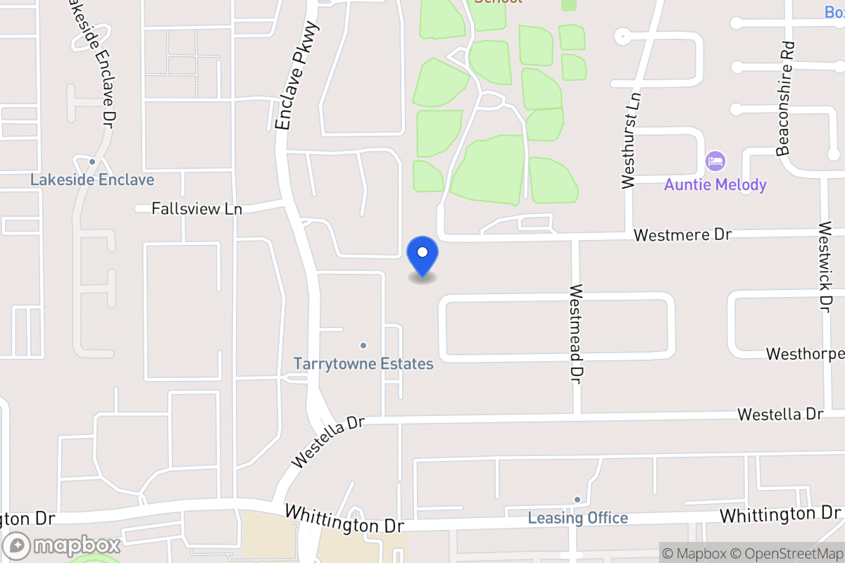 Map of 12942 Westleigh Dr, Houston